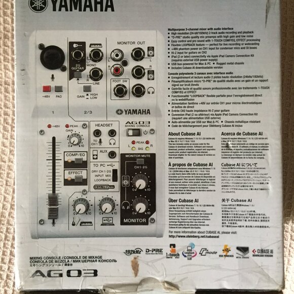 Yamaha AG03 Mixing Console - Picture 5 of 7